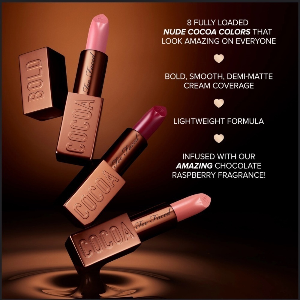 Too Faced • Cocoa Bold Lipstick - Picture 11 of 12
